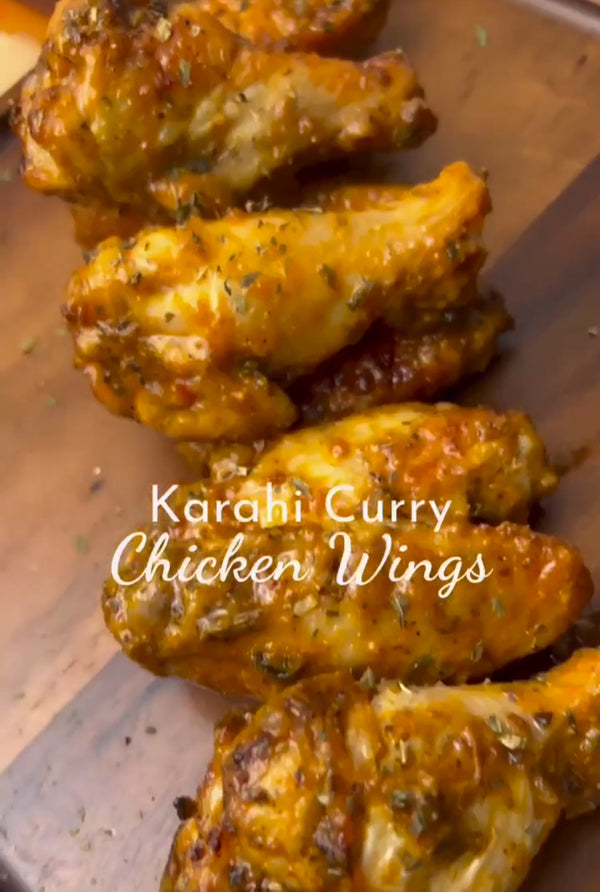 @recipeswithjasmine serving up some Karachi Curry Chicken Wings
