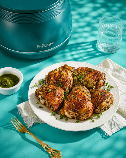 Air Fryer Chicken Thigh & Potatoes
