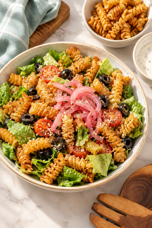 Viral Crispy Pasta Salad