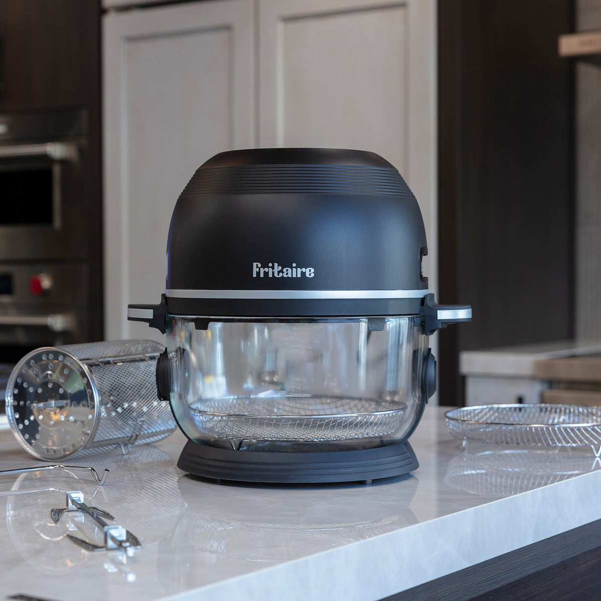 Fritaire, Self-Cleaning Non-Toxic Air Fryer - Black