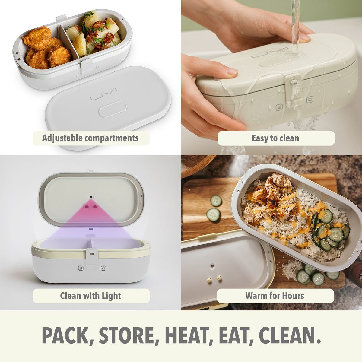 Self-Heating Lunch Box With USB-C