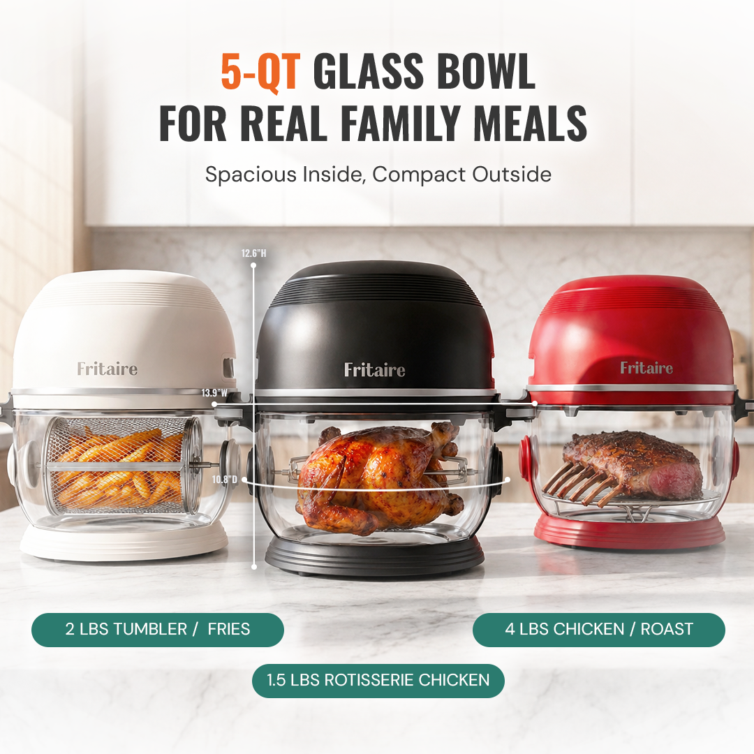 Classic Self-Cleaning Air Fryer™ & Non-Toxic Air Fryer™ - Black