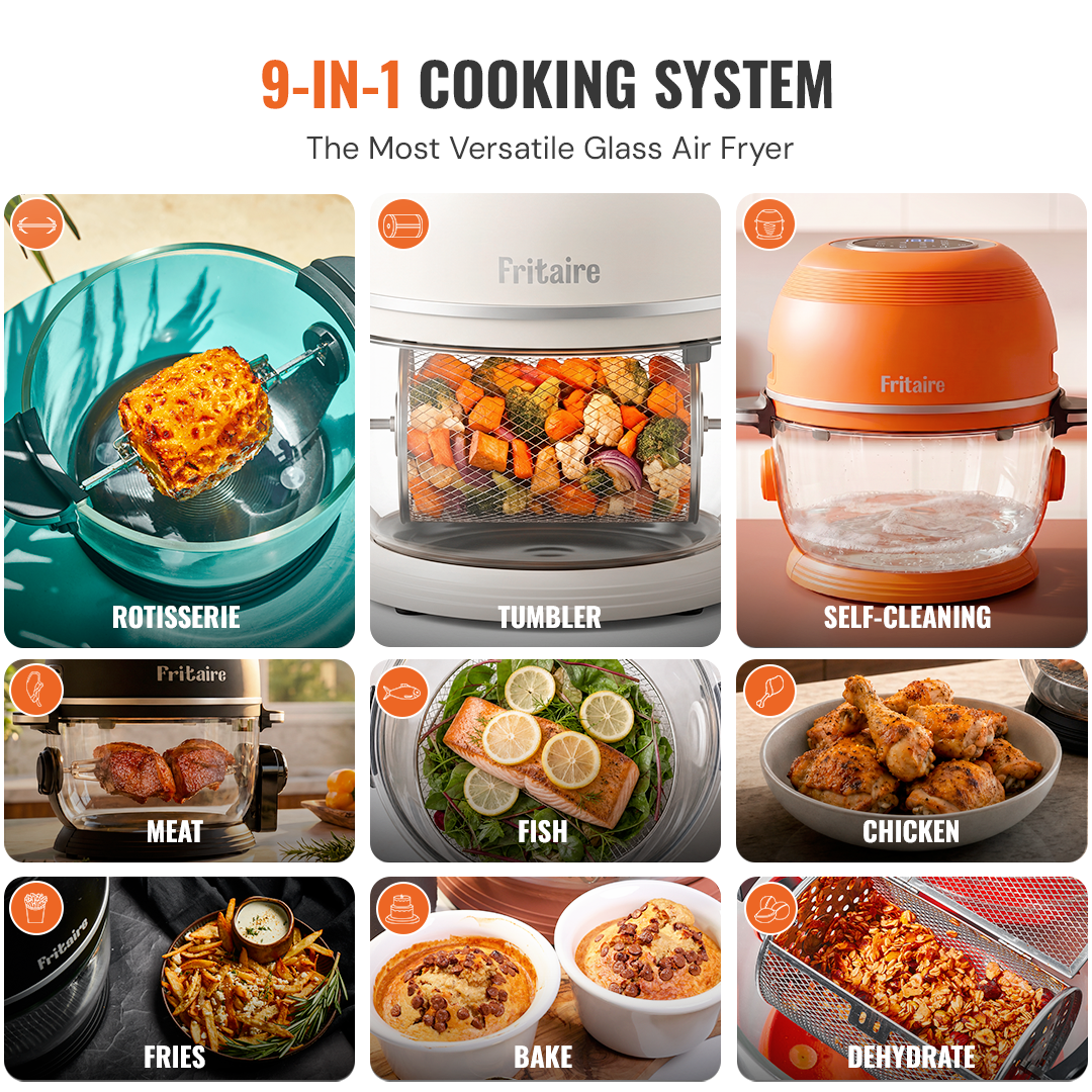 Classic Self-Cleaning Air Fryer™ & Non-Toxic Air Fryer™ - Black
