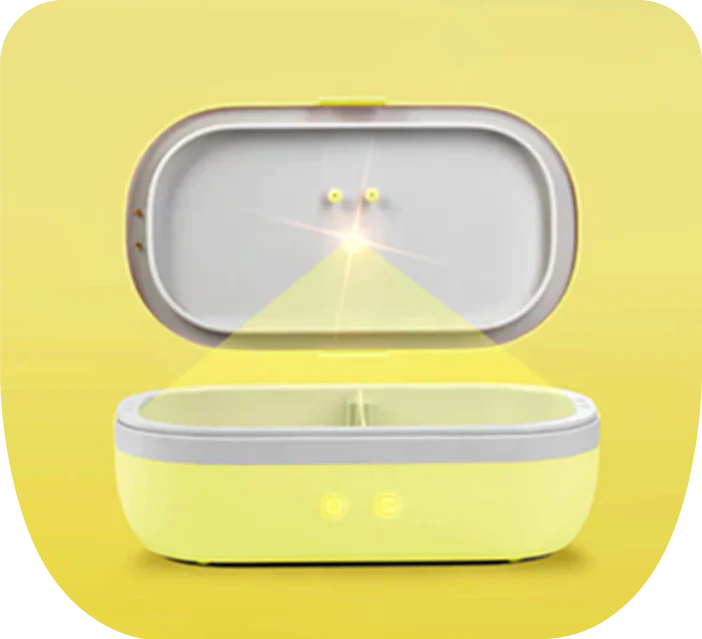 Sanitize with UV light